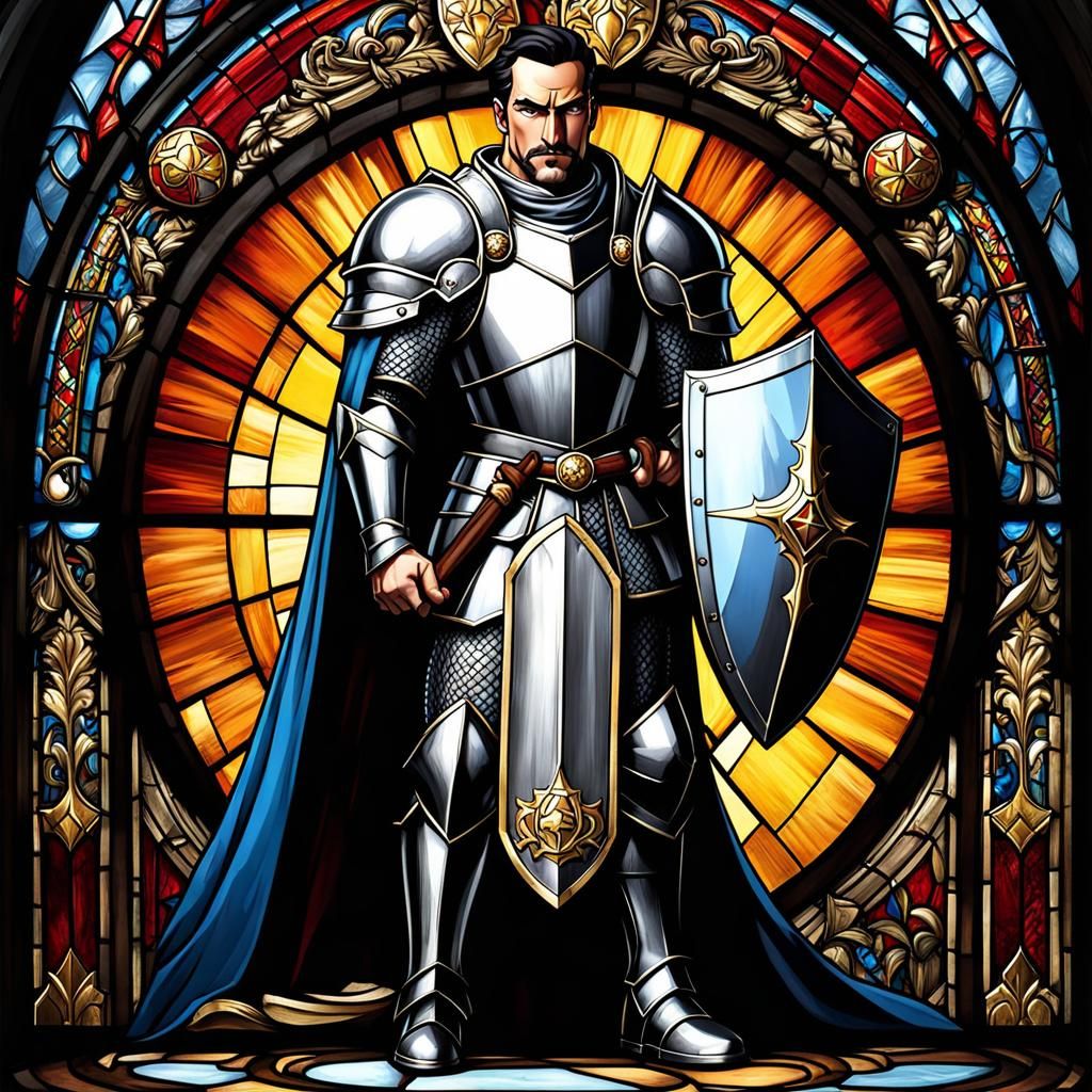 Human male cleric comical