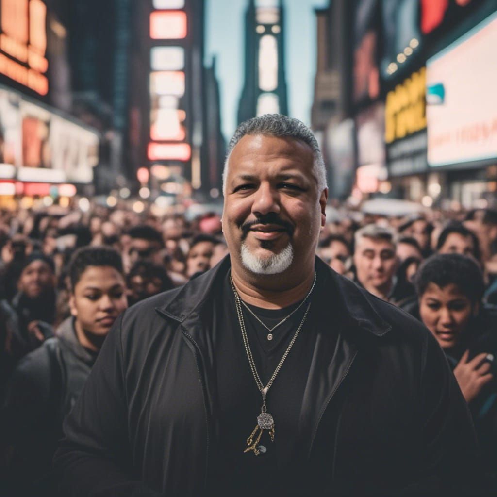 Street Preacher in Times Square Photo