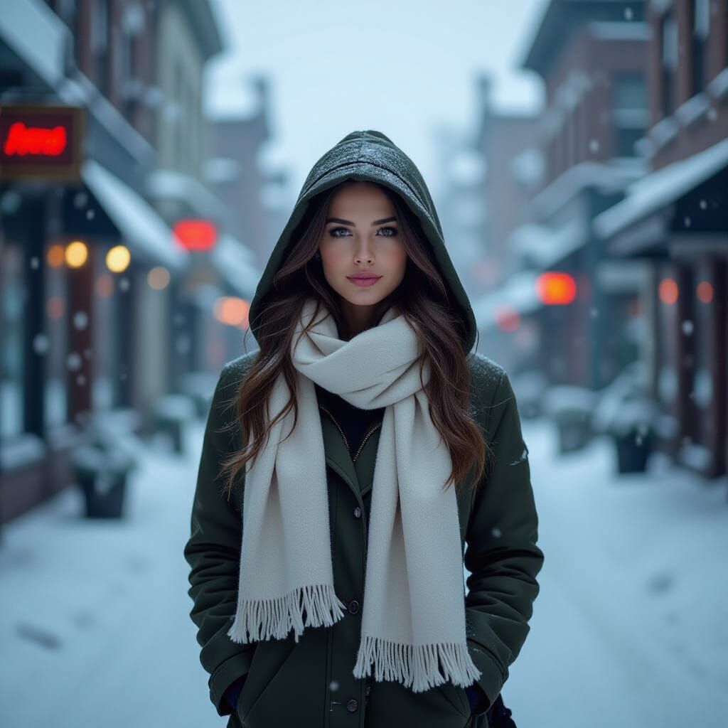 Cinematic Winter Scarf Masterpiece