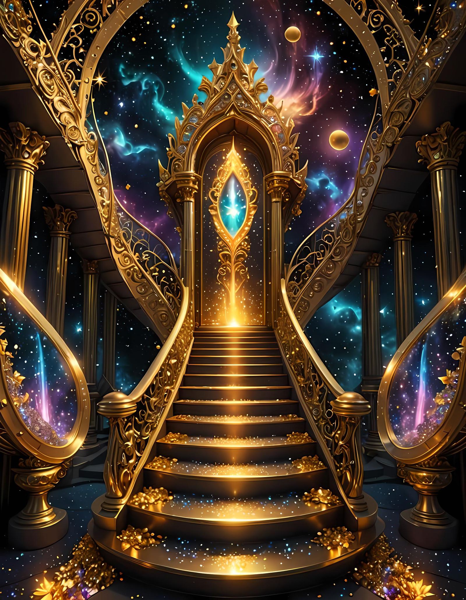 Staircase to the Dragon Wizard