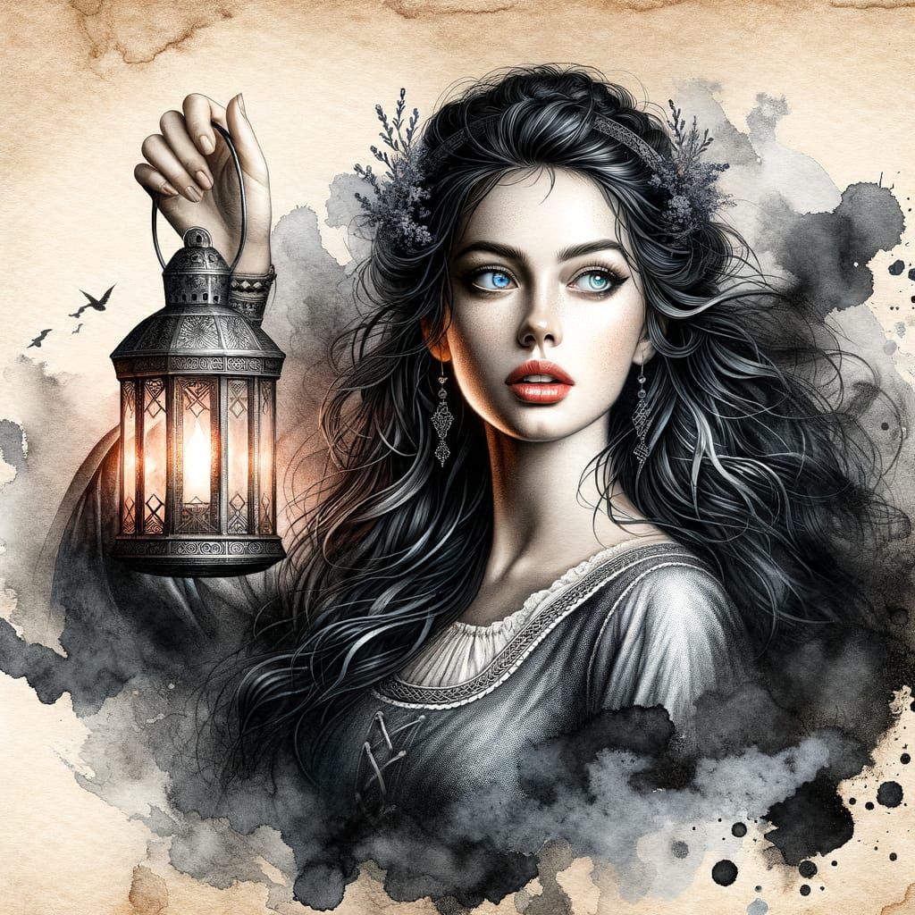 Norse Goddess Illuminates Ancient Landscape