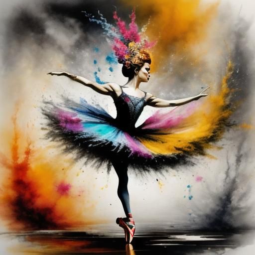 Swanhilda in Coppelia: Vibrant Ballet Image