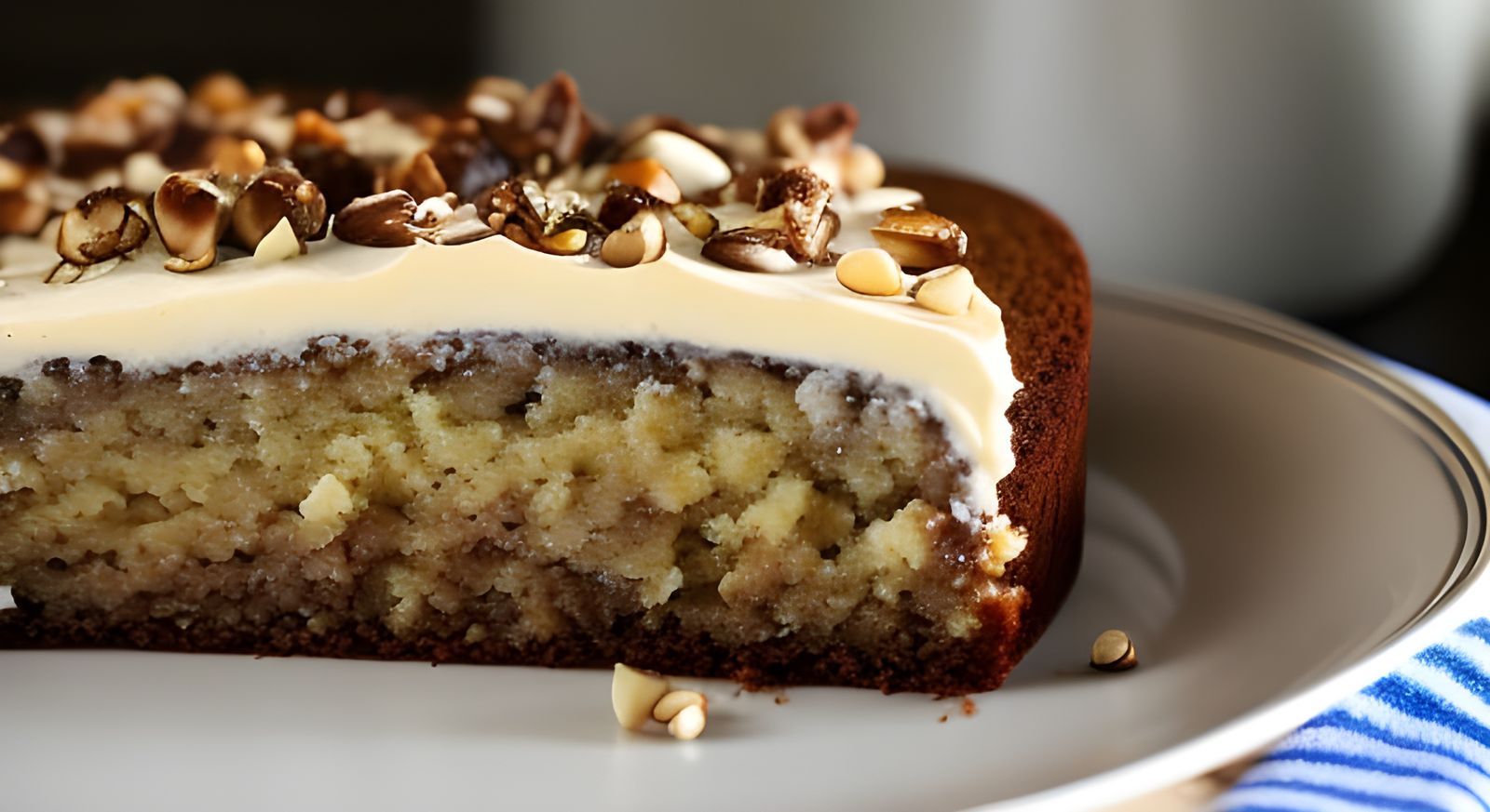 Artificial Hazelnut Cake Image