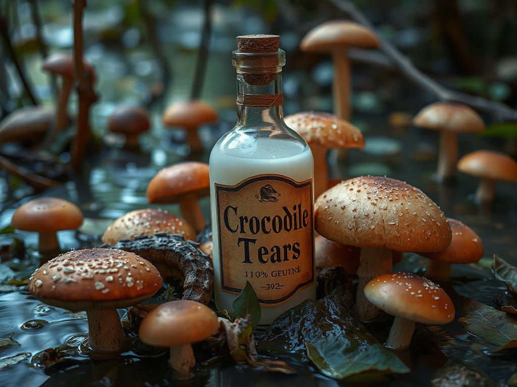 Glowing Potion in a Medieval Fantasy Bottle Scene