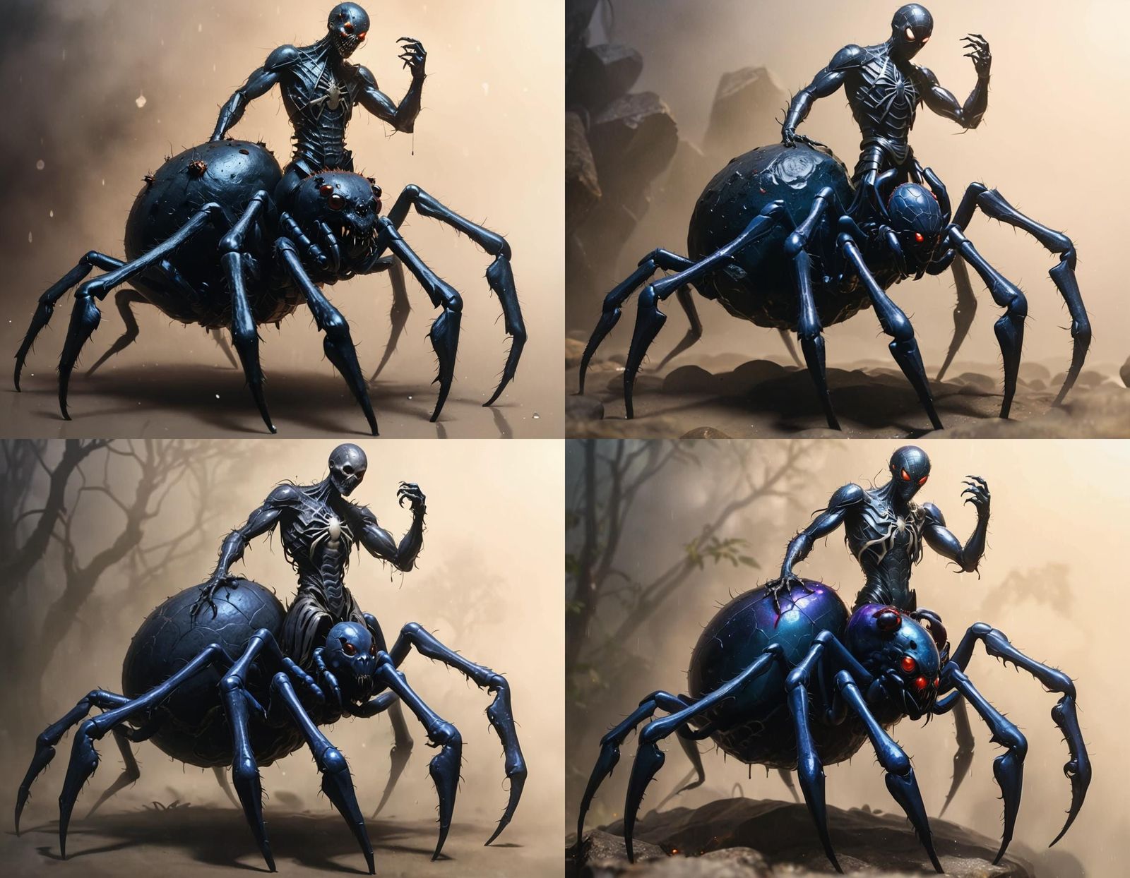 Spider-Human Hybrid Dripping Poison