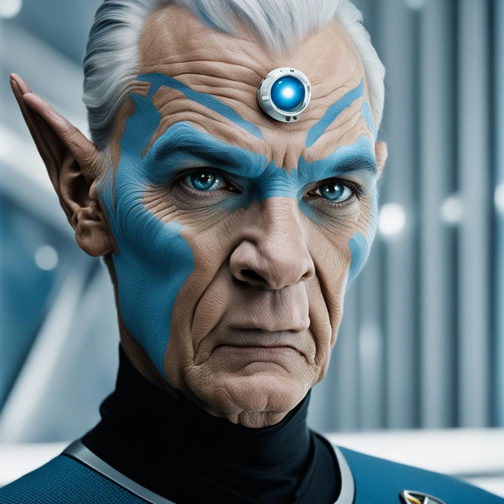 Alien Portrait Inspired by Star Trek in Professional Photogr...