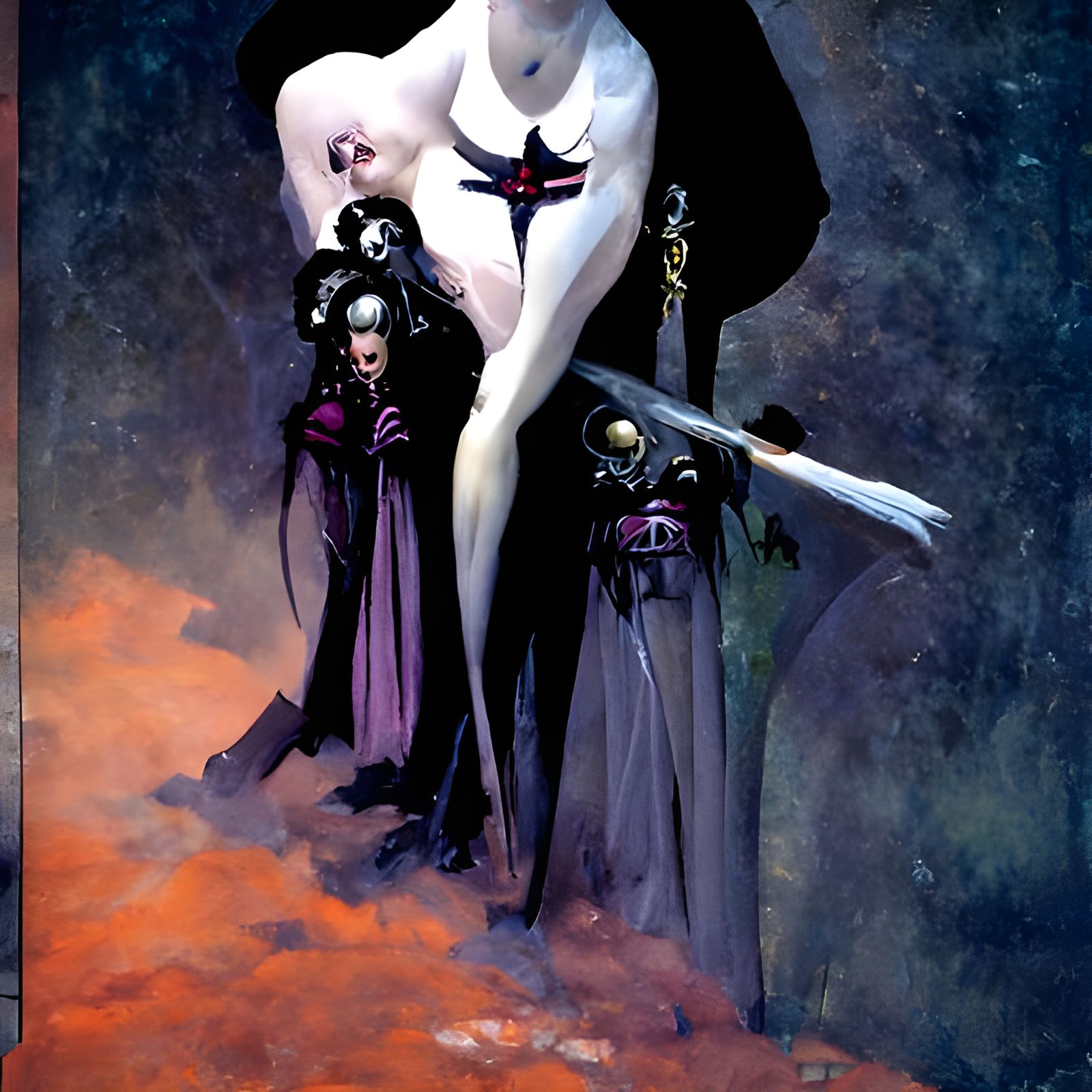 Vampires Cry: Gothic Renaissance Painting