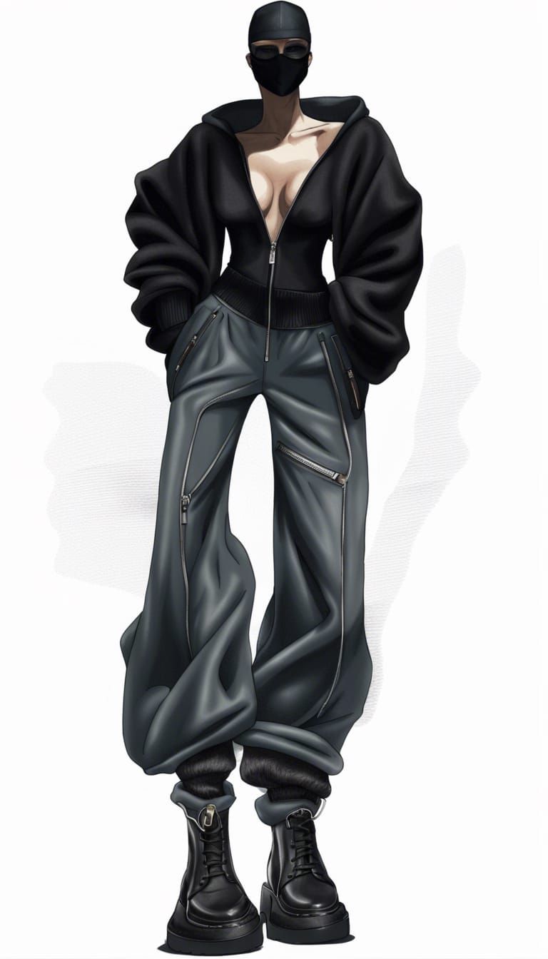 Streetwear Fashion Design for Vogue Editorial