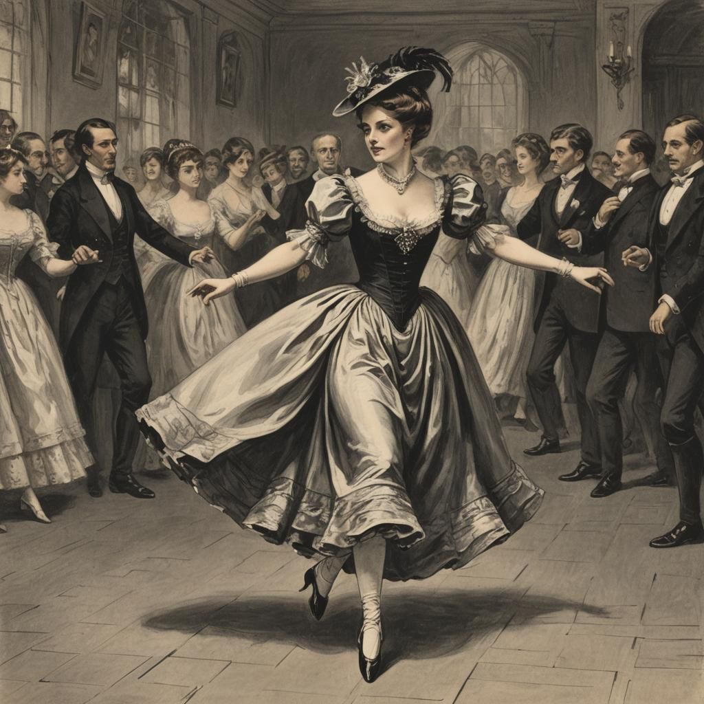 Enigmatic Lady Grimlin: An AI-Generated Portrait