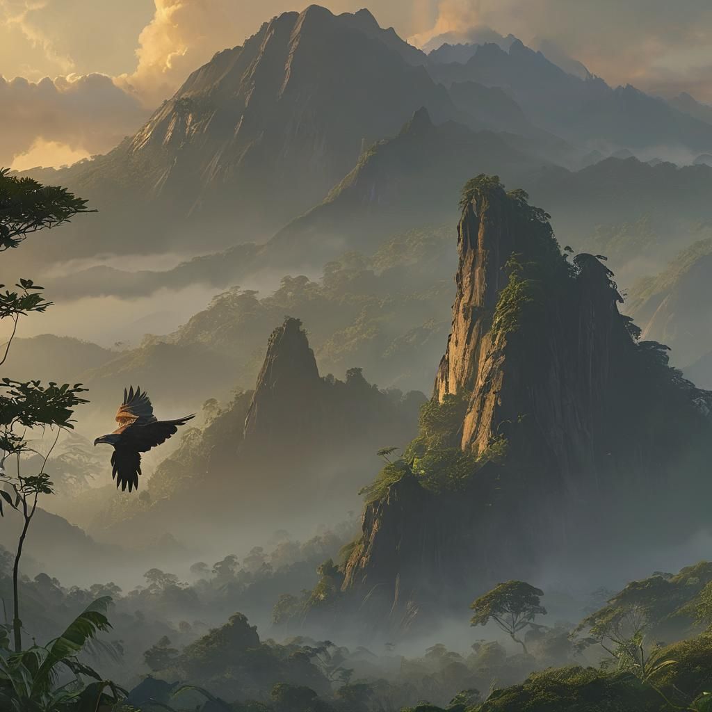 Beautiful view of Mount Sumbing.