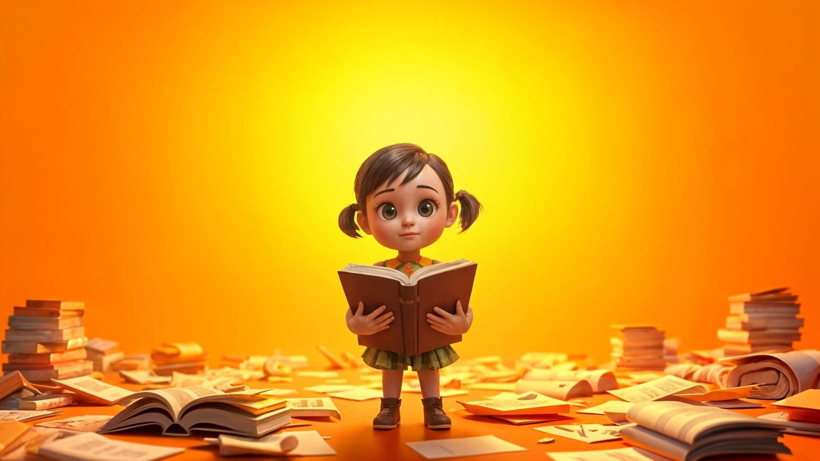 Innocent Girl Searches for Answers in a World of Texts