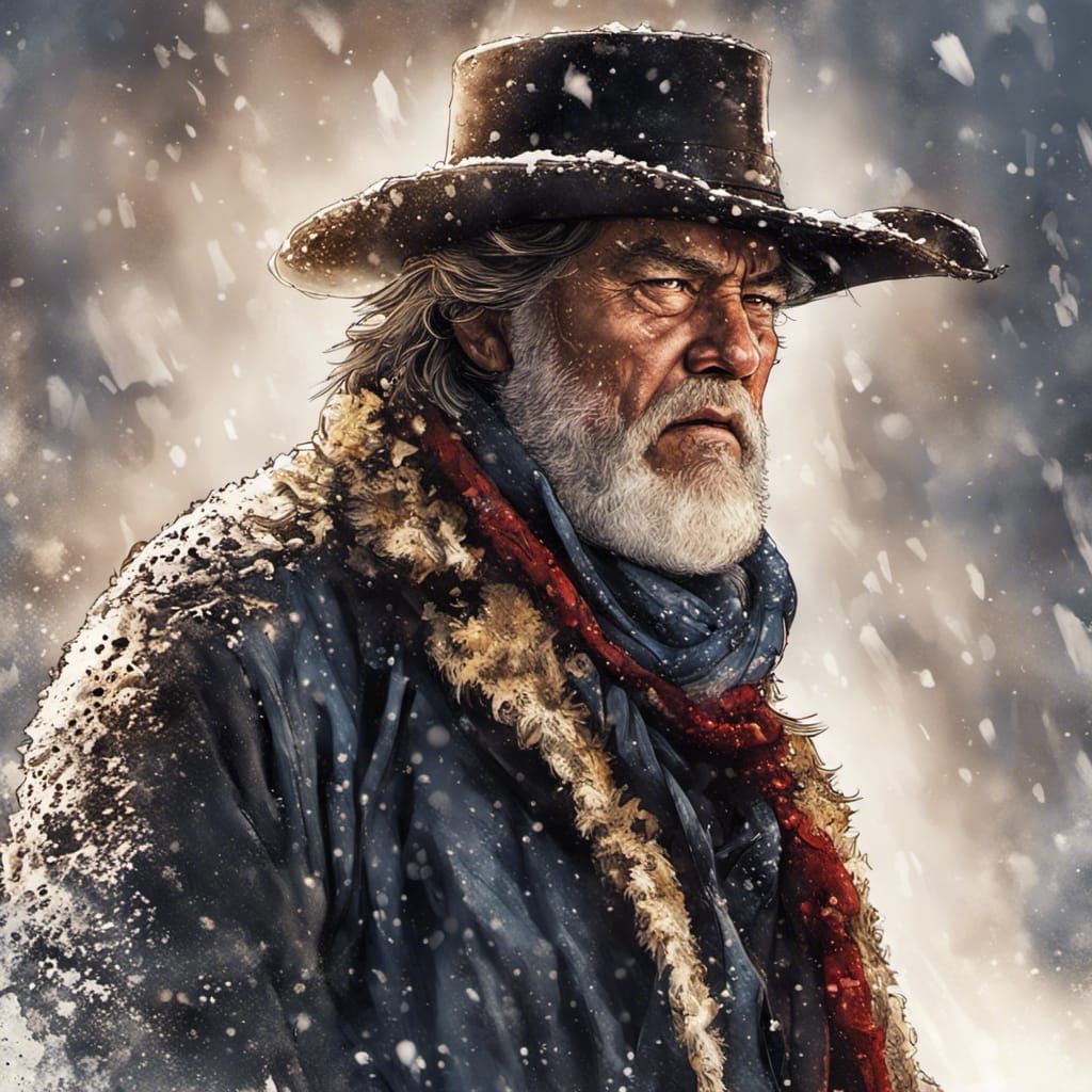 Hyperrealistic Portrait of The Hateful Eight
