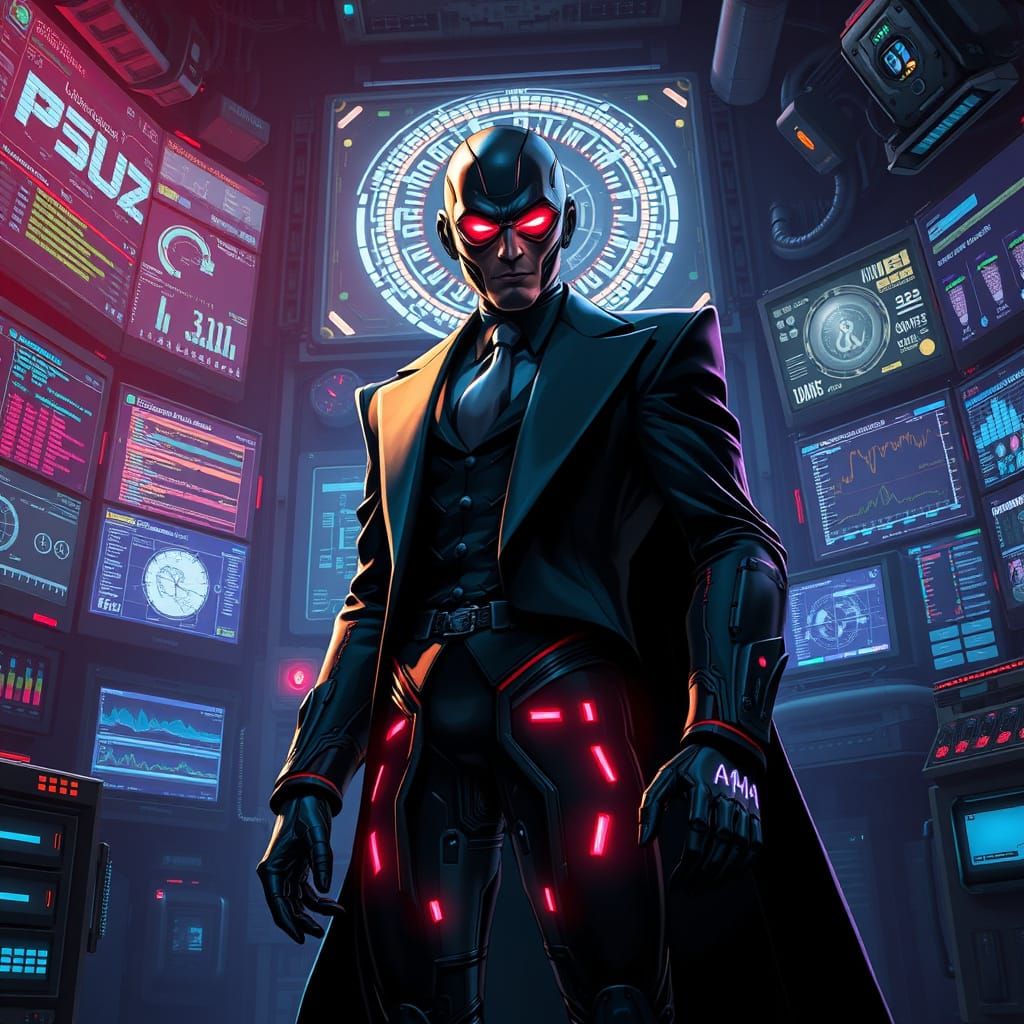 Dr. Techno: Supervillain in High-Tech Lair