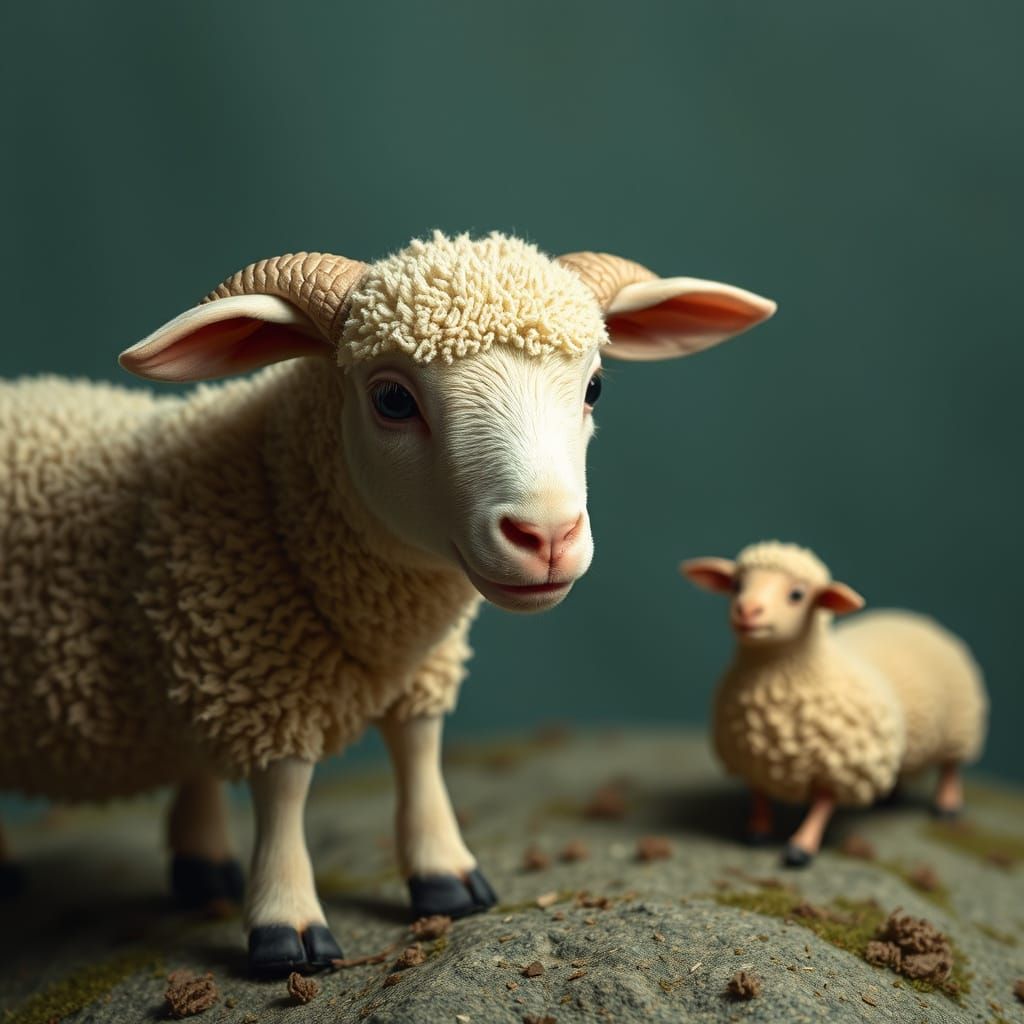 Existential Lamb Inspired by Soutine and Aardman