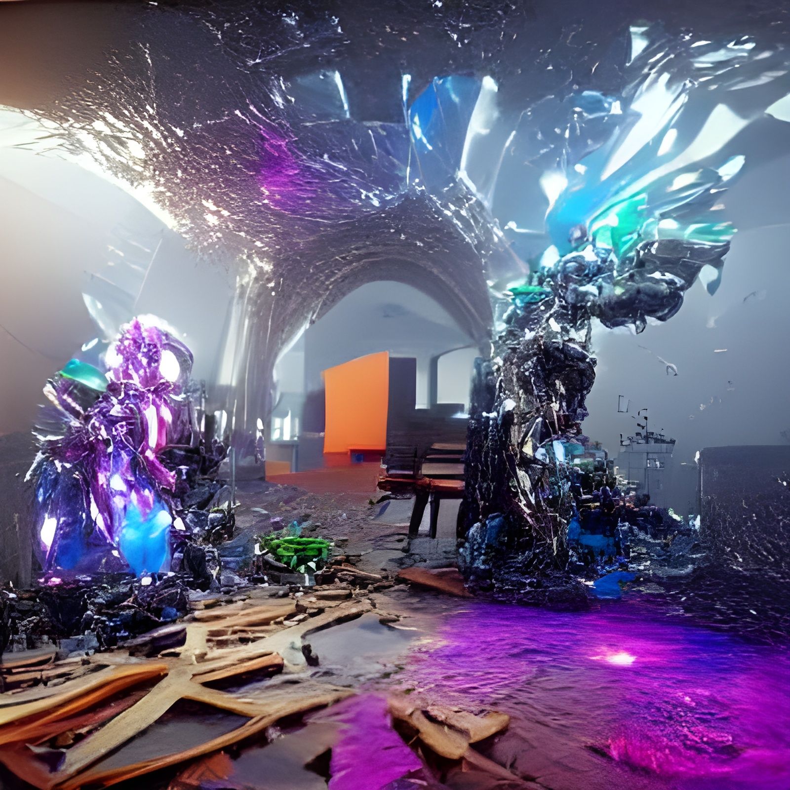 Holographic Chaos Engine Rendered in Unreal Engine