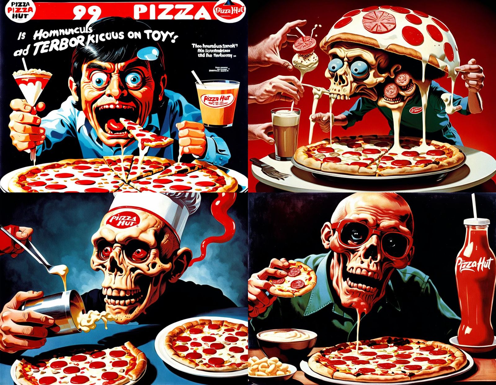 Disturbing 1970s Pizza Hut Ad: Surreal Terror