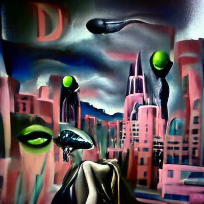 Dying Alien World in Film Noir Style