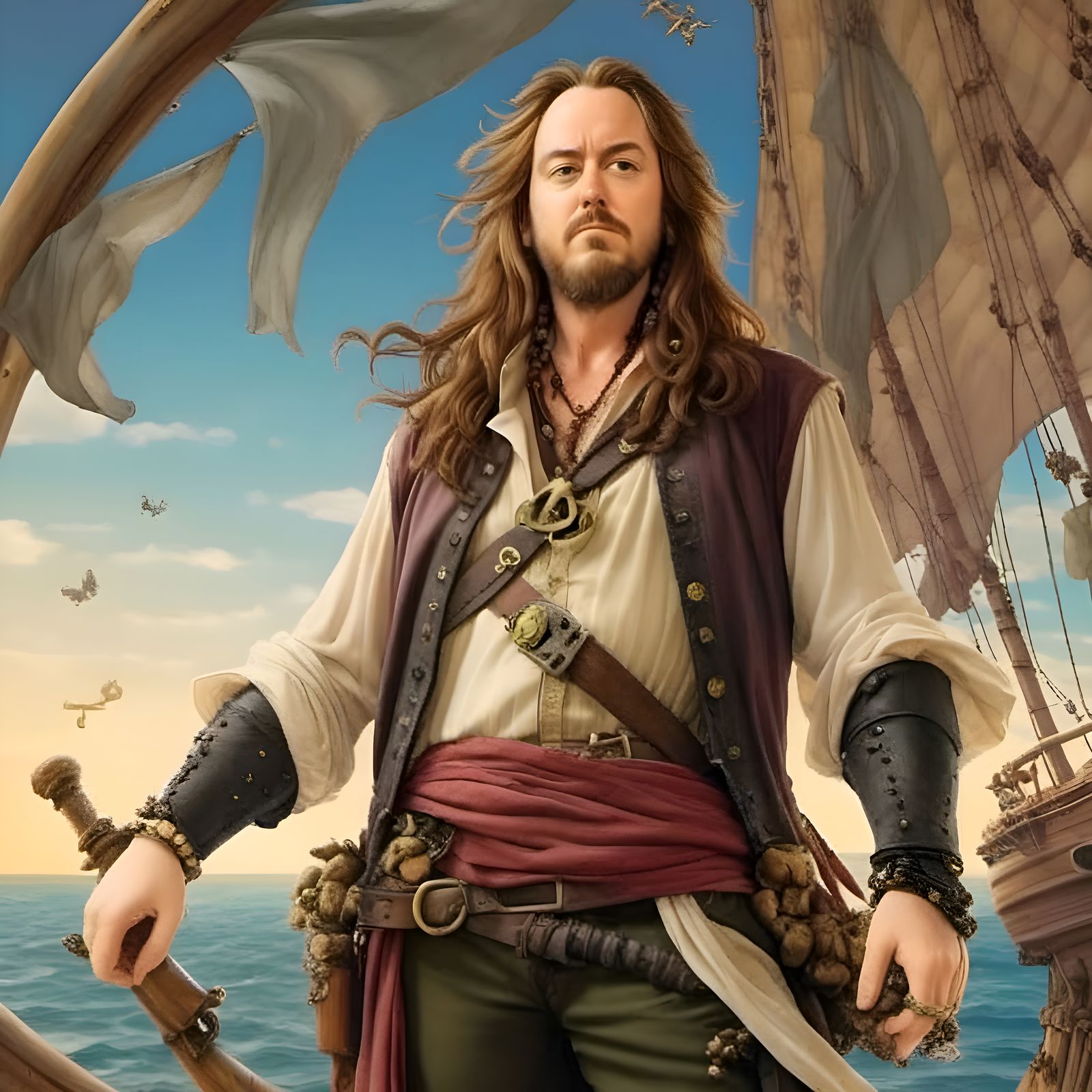 King of Pirates AI Portrait