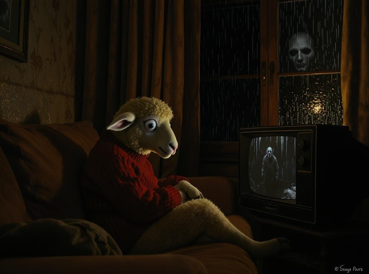 Lamb's Horror Movie Night, Dark Whimsical Style