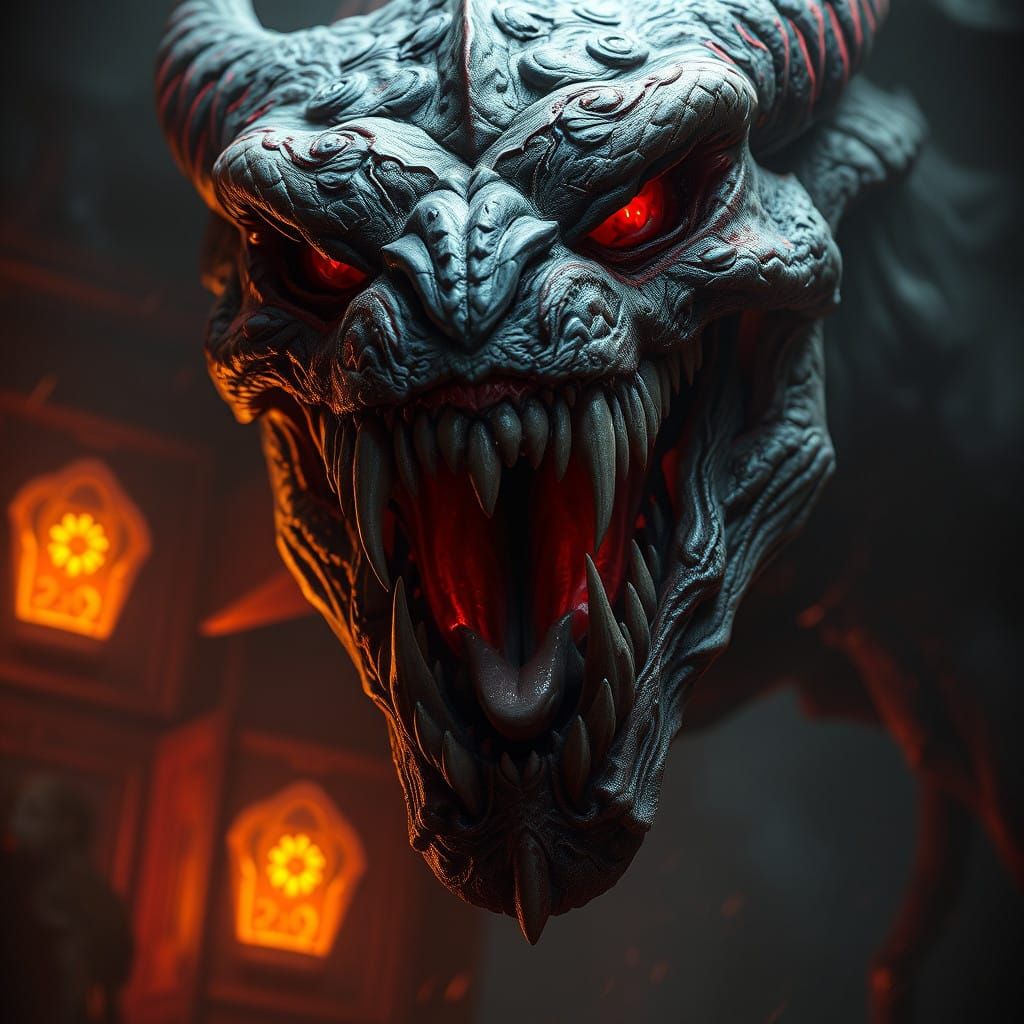 Vicious, Twisted Teeth in a Dark, Mystical World