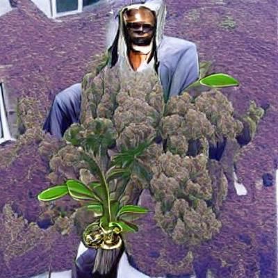 Snoop Dogg as a Marijuana Plant