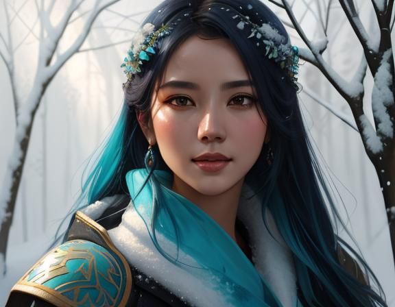 Life Cycle in Blue: A Mixed Media Artwork