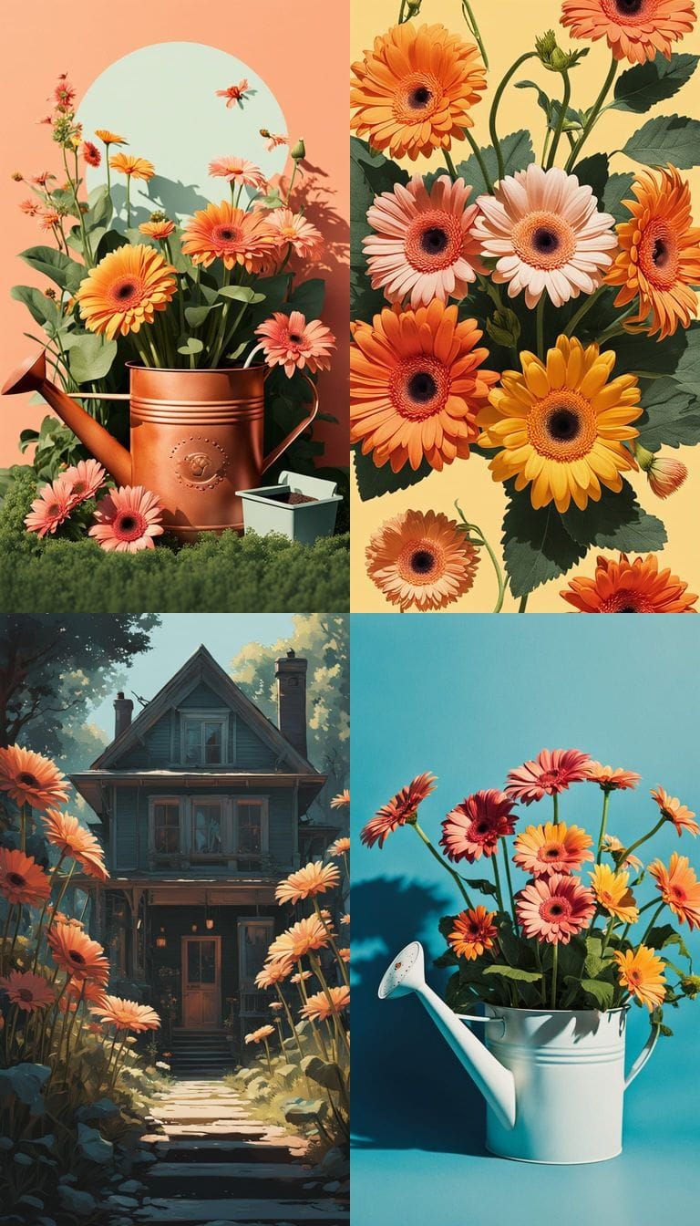 Vibrant Blooms and Gardening Delights in a Cinematic Garden ...