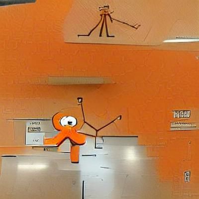 Mr. Tickle Dominance Display: T-Pose Assertion