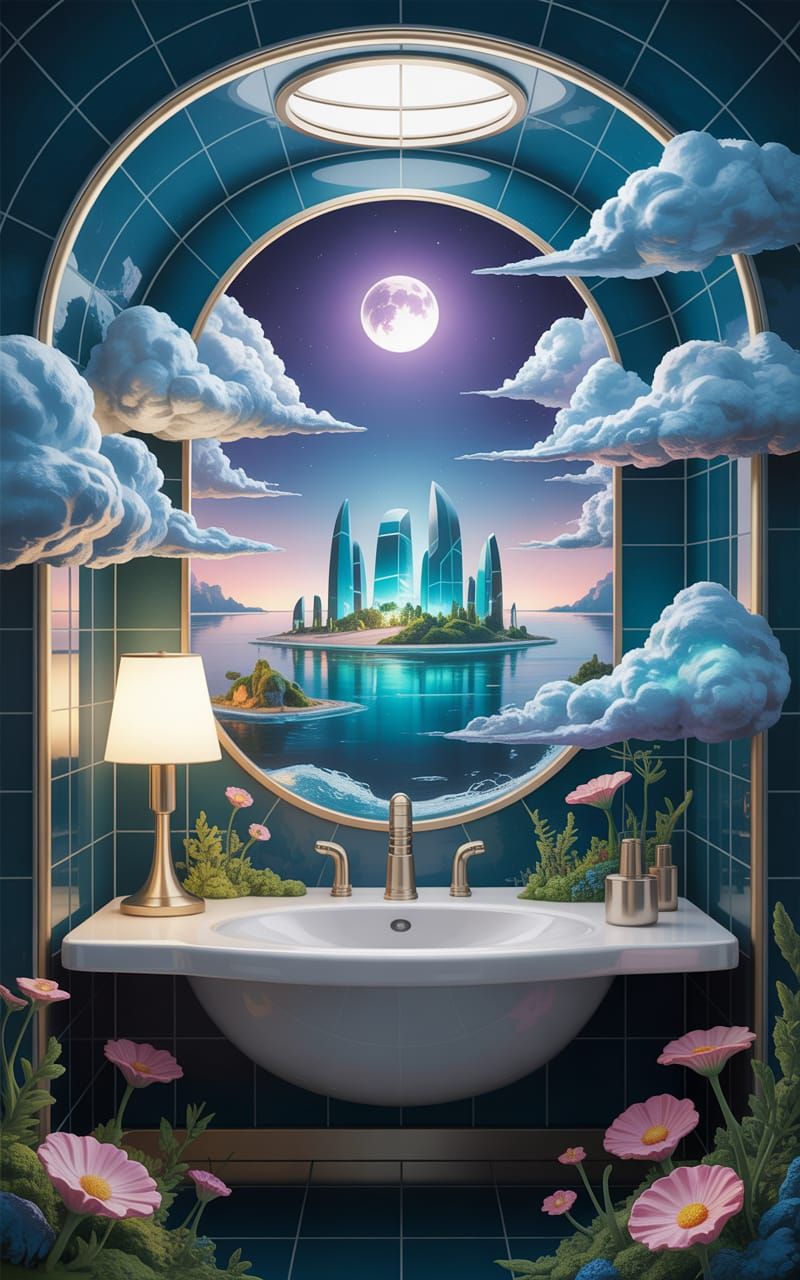 Miniature Concept Arcane Arcology Archipelago