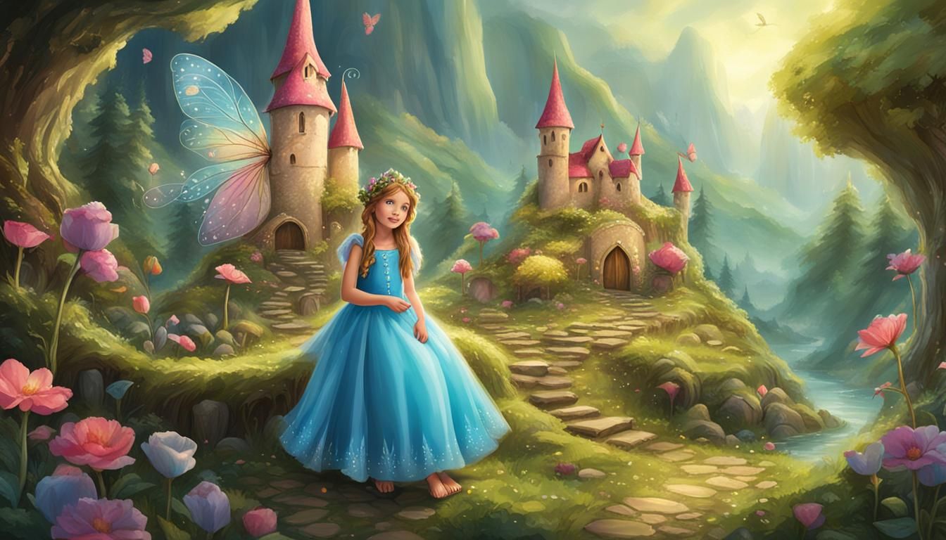 Enchanting Fairy Princess in a Magical Village