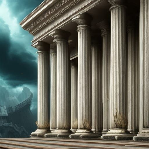 Epic Kingdom in the Skies: Digital Matte Painting