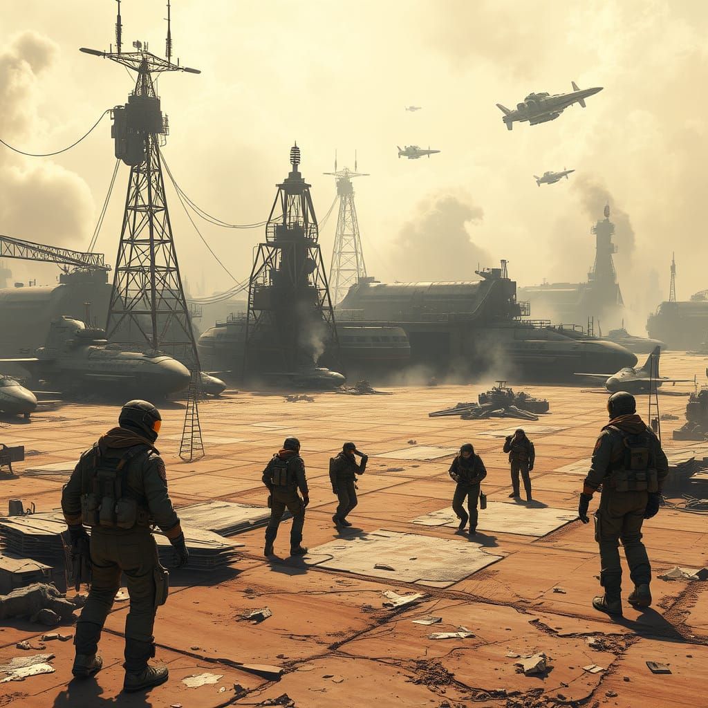 Gritty Rebuilt Cityscape with Industrial Futurism