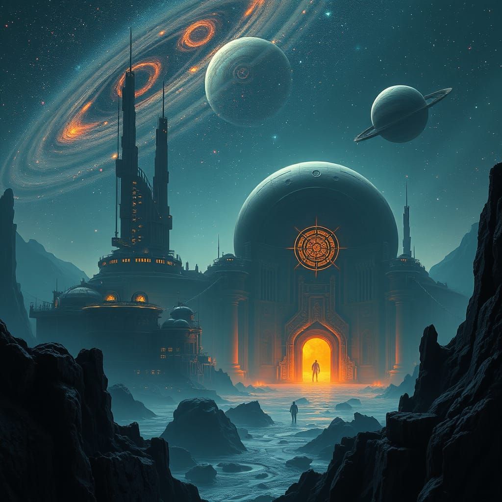 Galactic Foundations in Dystopian Future