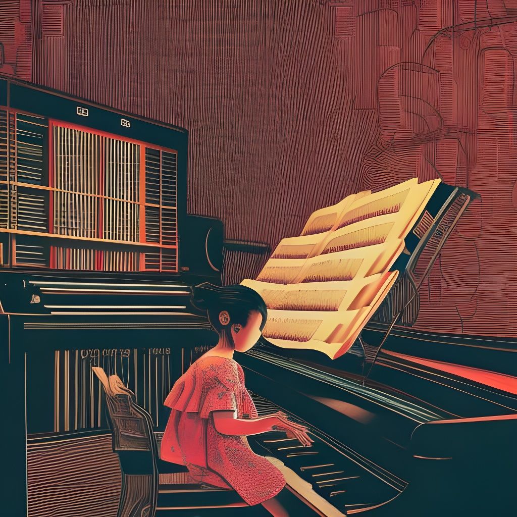 Cyberpunk Pianist Takes the Stage