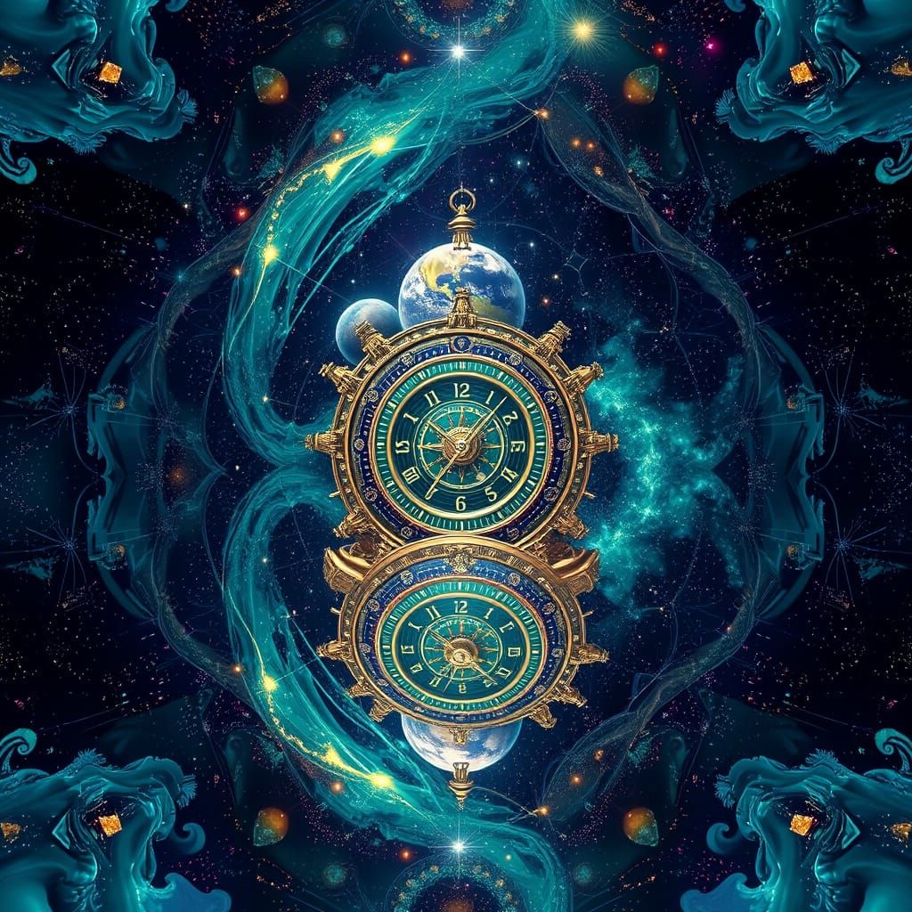 Celestial Clockwork Mechanism in Infinite Mirror