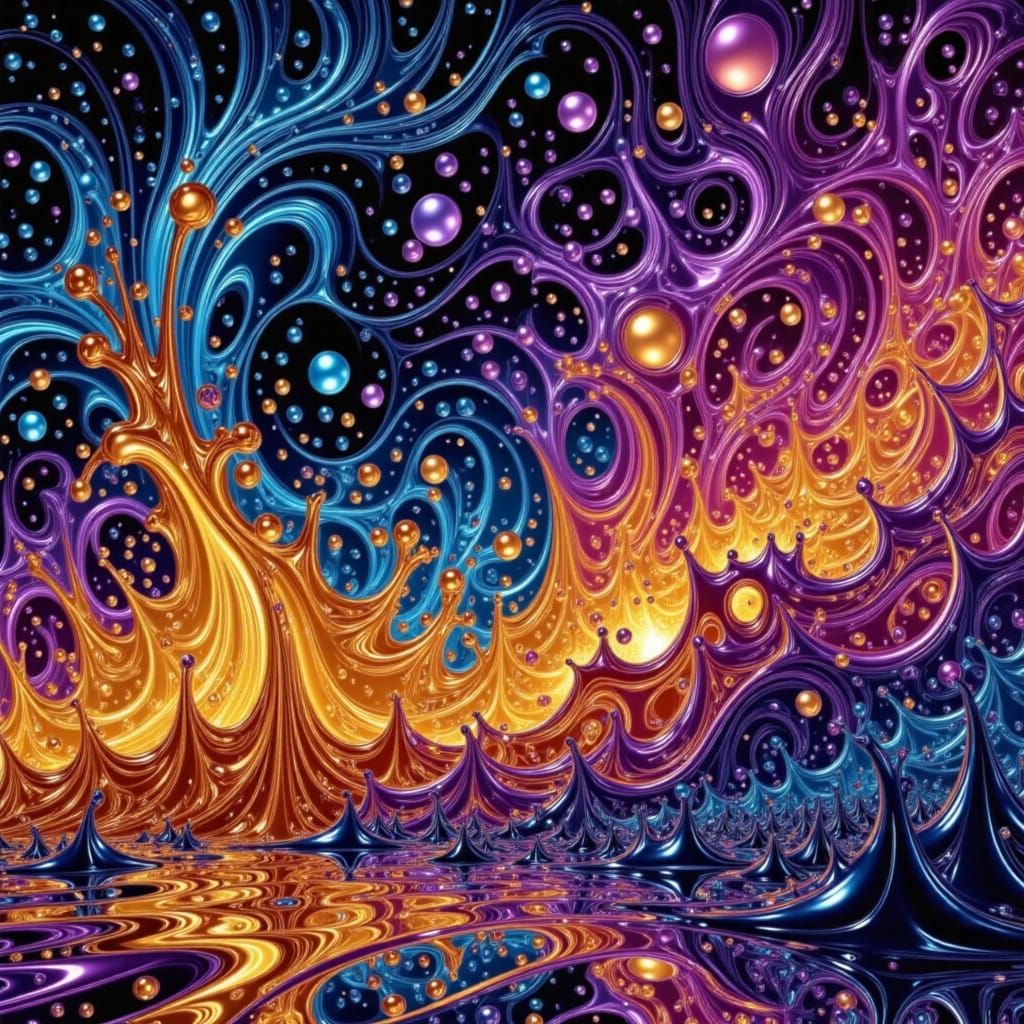 Dreamlike Landscape in Van Gogh Style