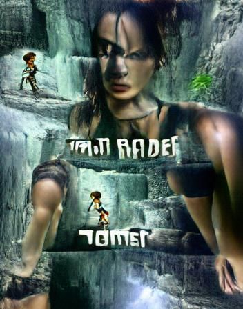 Adventurer in Perilous Jungle Landscape