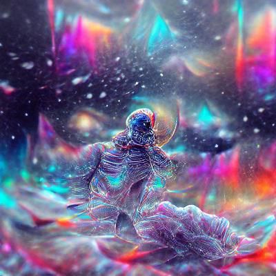 Cosmic Astral Hologram in Visionary Style