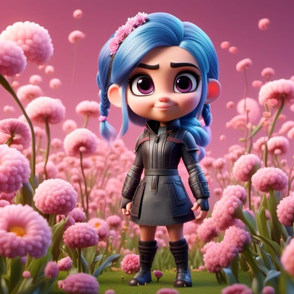 4d photographic image of full body image of a cute little ch...