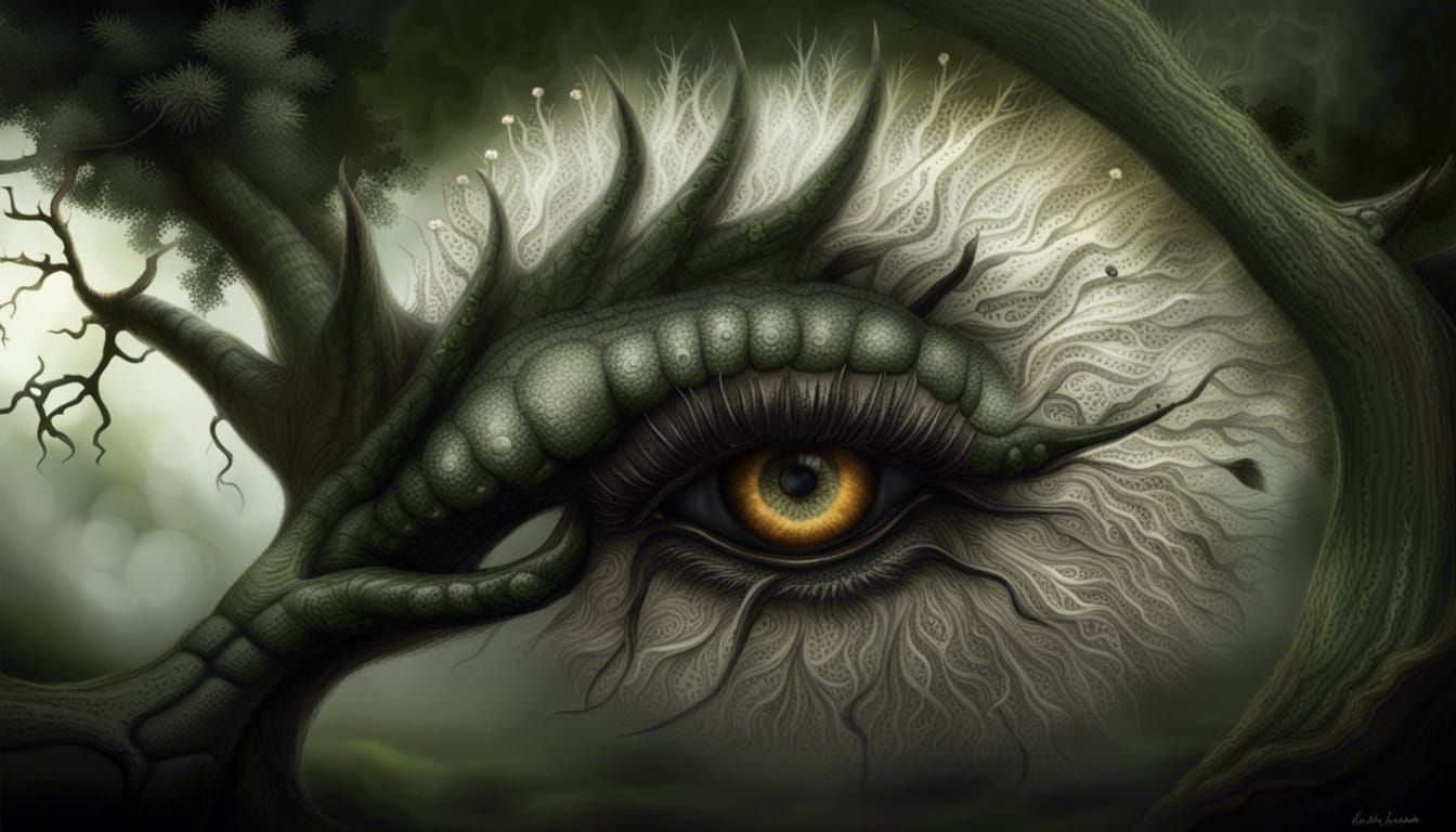 Technological Blindness: A Surreal Digital Illustration