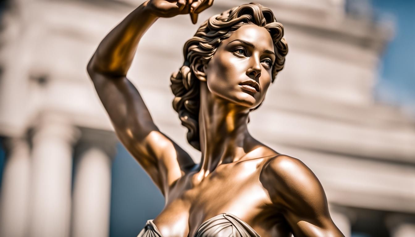 Venus de Milo Statue with Gal Gadot's Face