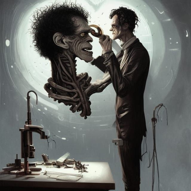 Professor's Modern Lab: Bringing Creature to Life