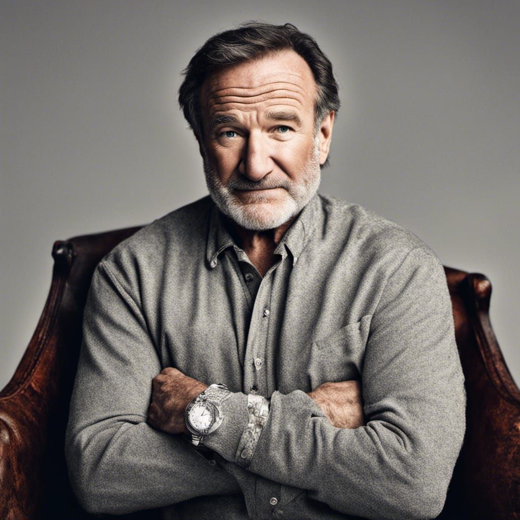 Hyperrealistic Portrait of Robin Williams