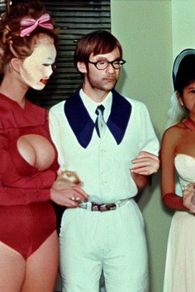 Surreal Dahmer Portrait in Studio Ghibli Style