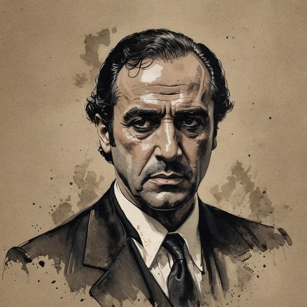 Spanish Don Corleone AI Generated Image