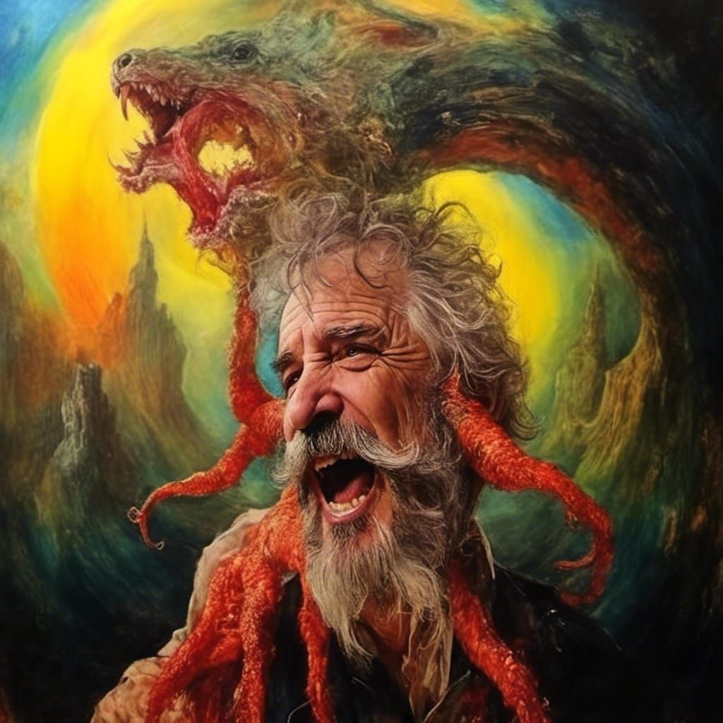 Monster Selfie at Cryptid Taxidermy Museum