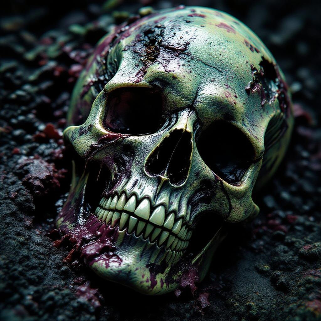 Visceral Decay: A Chiaroscuro Macro Photograph