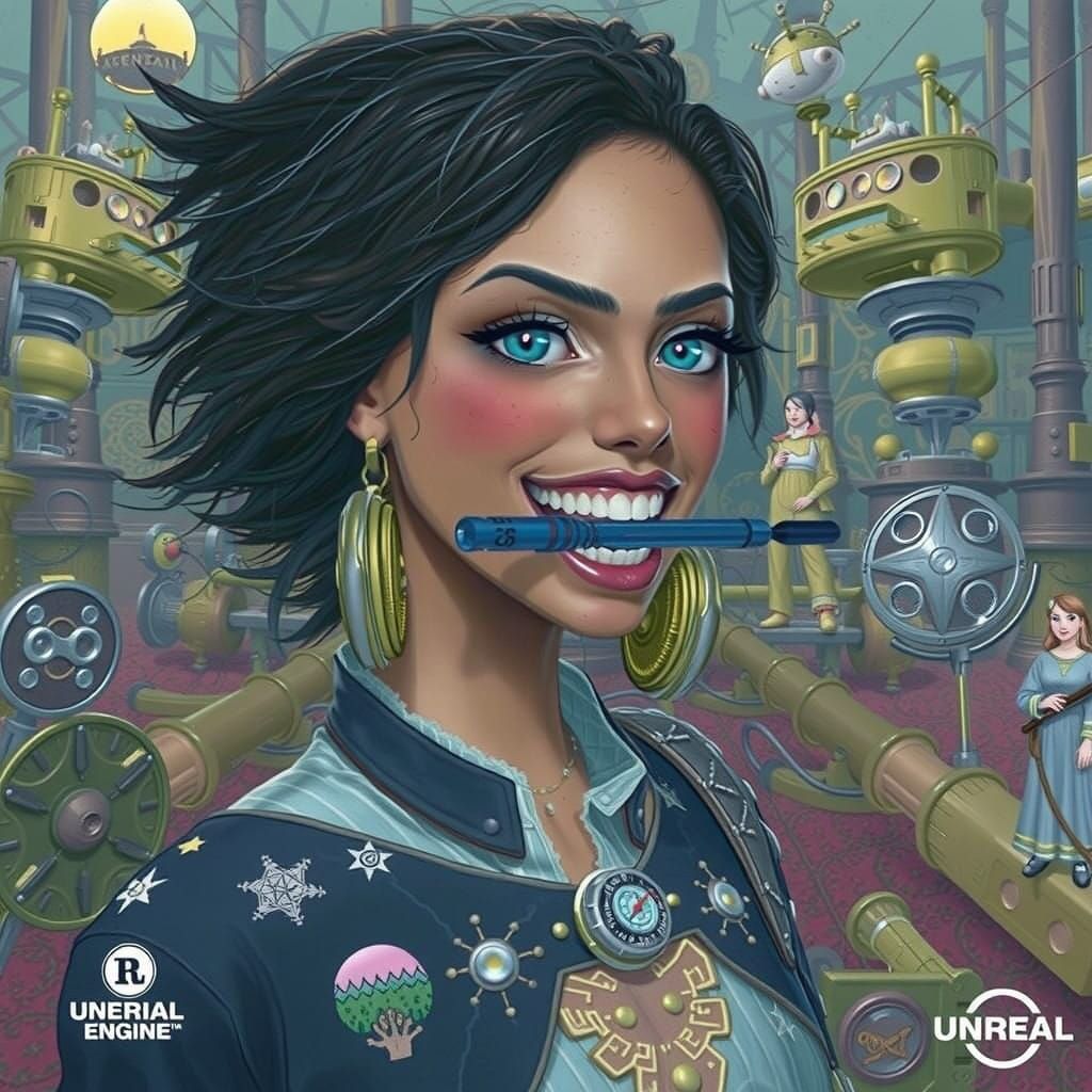 Time-Traveling Adventurer Stuck with Futuristic Sonic Screwd...