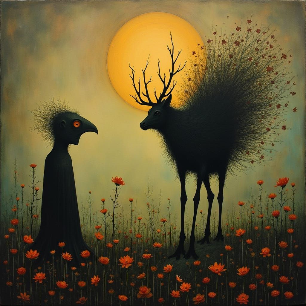 Weird and Wild Creatures in Andy Kehoe Style