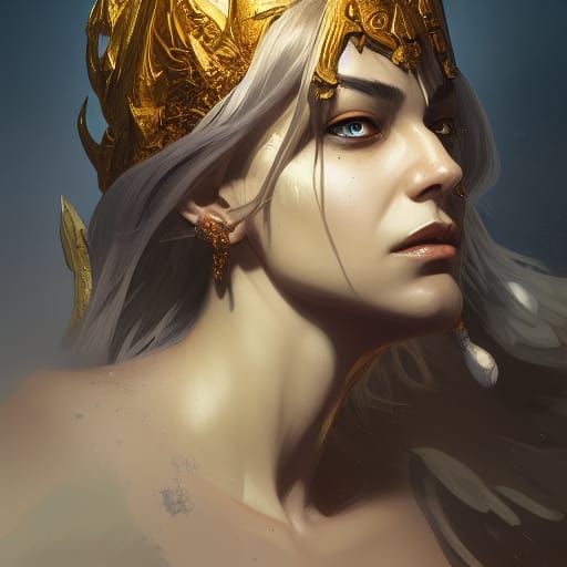 Aeshma, King of Demons: Hyperdetailed Portrait